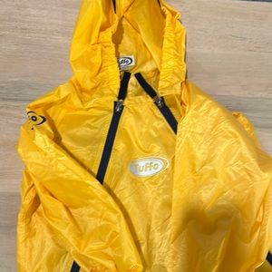 TUFFO rain/mud suit, yellow, size 5T